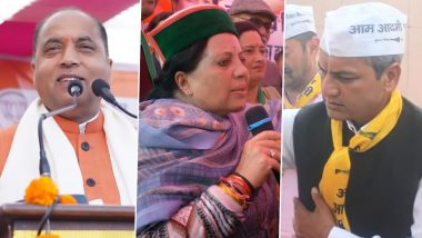 Himachal Pradesh Election Result 2022 Constituency-Wise Winners List: Names Of Winning Candidates of BJP, Congress And AAP in Vidhan Sabha Polls